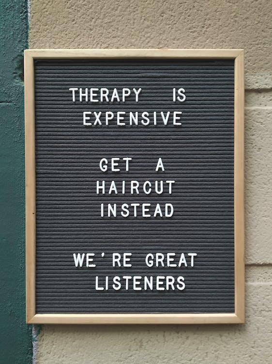 funny salon sign
