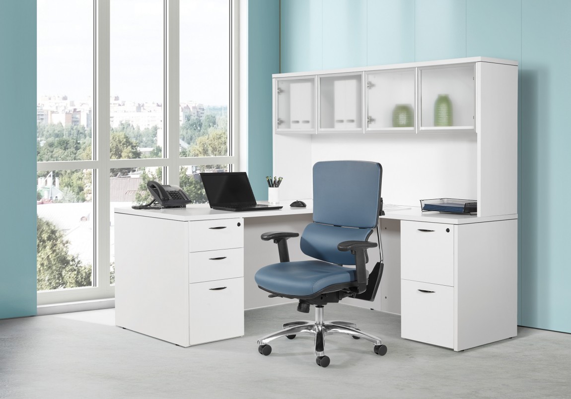 white office furniture set
