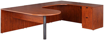 U Shape Peninsula Desk