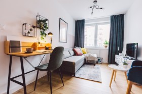 Utilizing Small Desks to Create a Functional, Compact Workspace