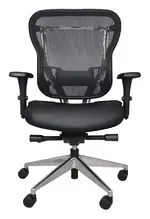 Classic Mesh Back Leather Chair
