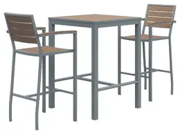 Bar Height Table and Chairs Set - Eveleen