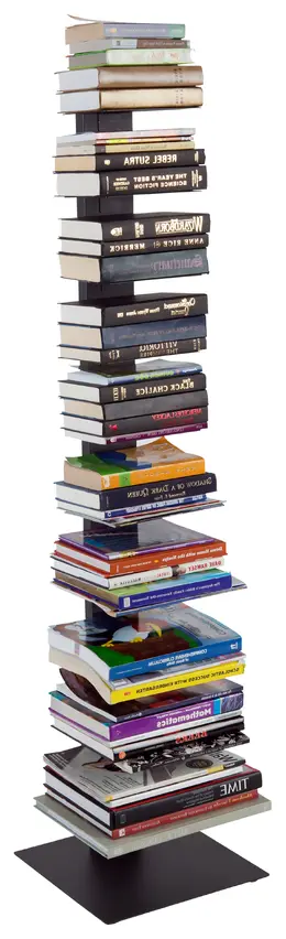 Modern Industrial Tower Book Shelf - Sapiens
