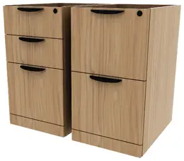 Pair of 2 & 3 Pedestal Drawers for Harmony Desks - PL Laminate