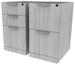 Pair of 2 & 3 Pedestal Drawers for Harmony Desks - PL Laminate