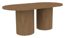 Racetrack Conference Table with Drum Base - Concept 400E