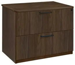 2 Drawer Lateral File Cabinet - Amber