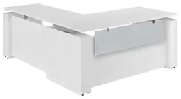 L Shape Sit Stand Desk - Elevare