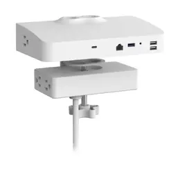 Dual Monitor Arm Base with Power - Centre