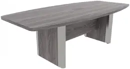 Modern Boat Shape Conference Table - PL Laminate