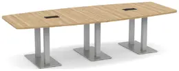 Modern Boat Shaped Conference Table - PL Laminate