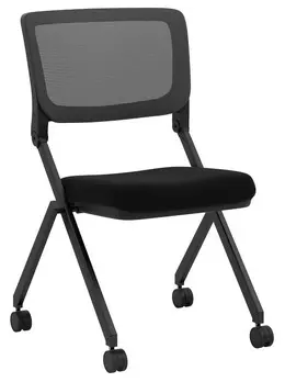 Rolling Nesting Mesh Back Chair without Arms - Alan