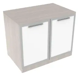 Storage Cabinet with Glass Doors - Potenza