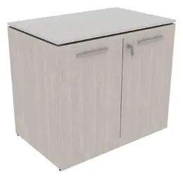 Storage Cabinet with Glass Top - Potenza