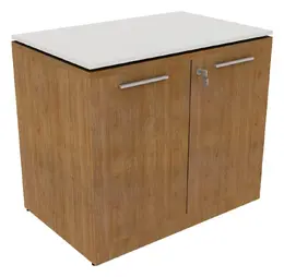 Storage Cabinet with Glass Top - Potenza