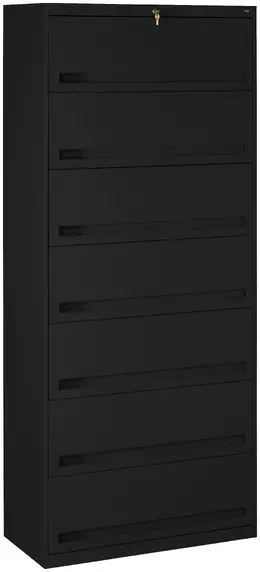 Lateral File Cabinet with Shelves - Standard