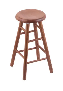 Wood Bar Stool - Saddle Dish