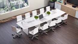 Boat Shaped Conference Table - Potenza
