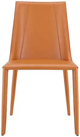 Minimalist Leather Guest Chair - Kalle