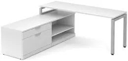 L Shaped Desk with Side Storage - Elements