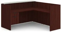 L-Shaped Reception Desk - PL Laminate