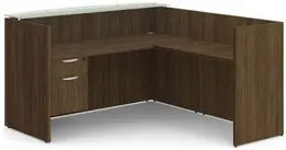 L-Shaped Reception Desk - PL Laminate