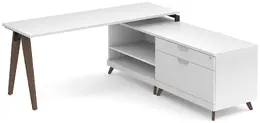 Modern L Shaped Desk - Elements