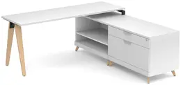 Modern L Shaped Desk - Elements