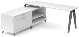 Modern L Shaped Desk - Elements