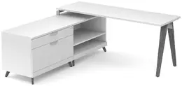 Modern L Shaped Desk - Elements