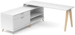 Modern L Shaped Desk - Elements