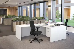 2 Person Desk - PL Laminate