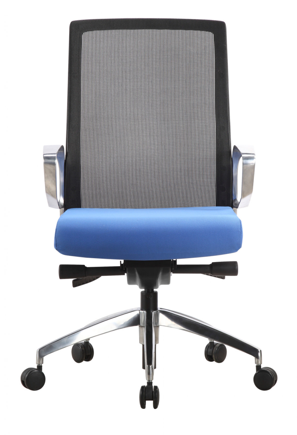 Executive Task Chair with Blue Seat Cover