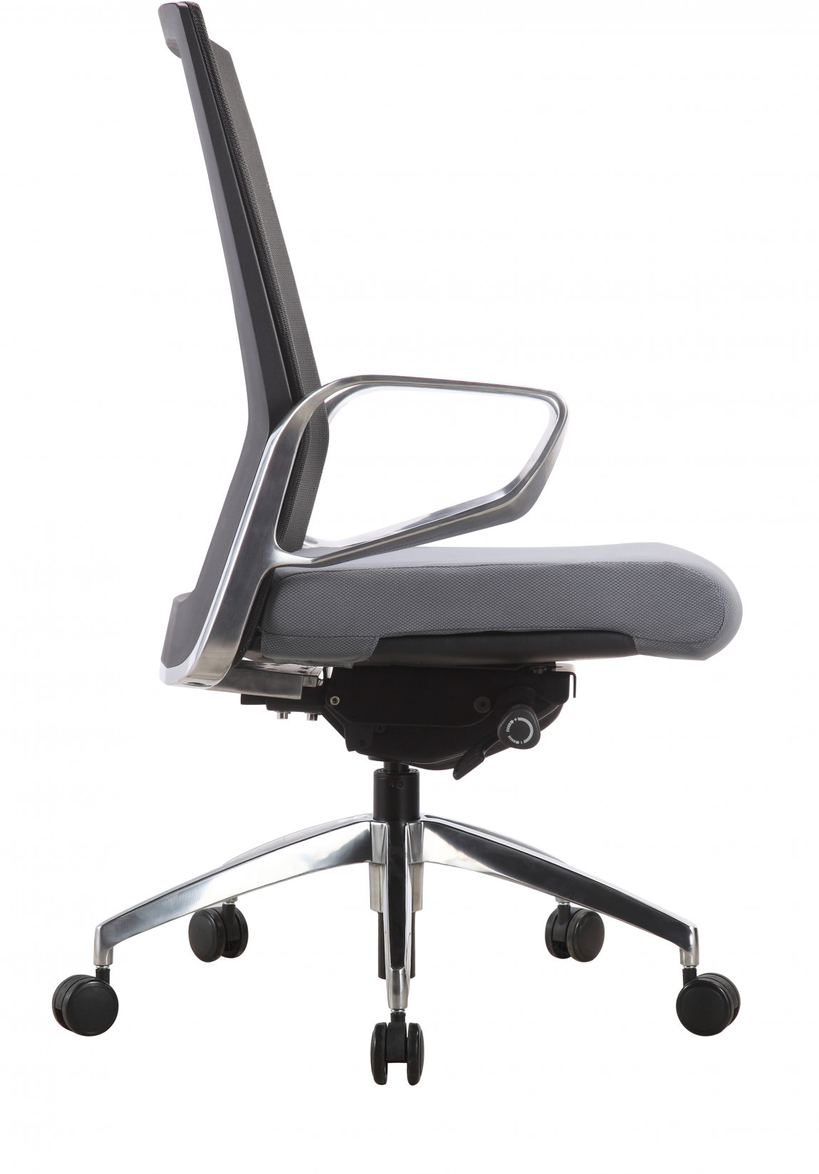 Executive Task Chair with Gray Seat Cover