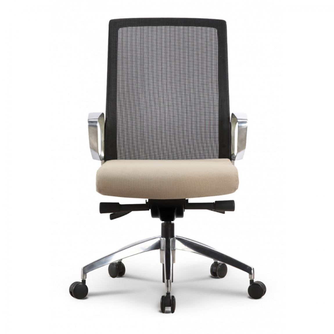 Executive Task Chair with Tan Seat Cover