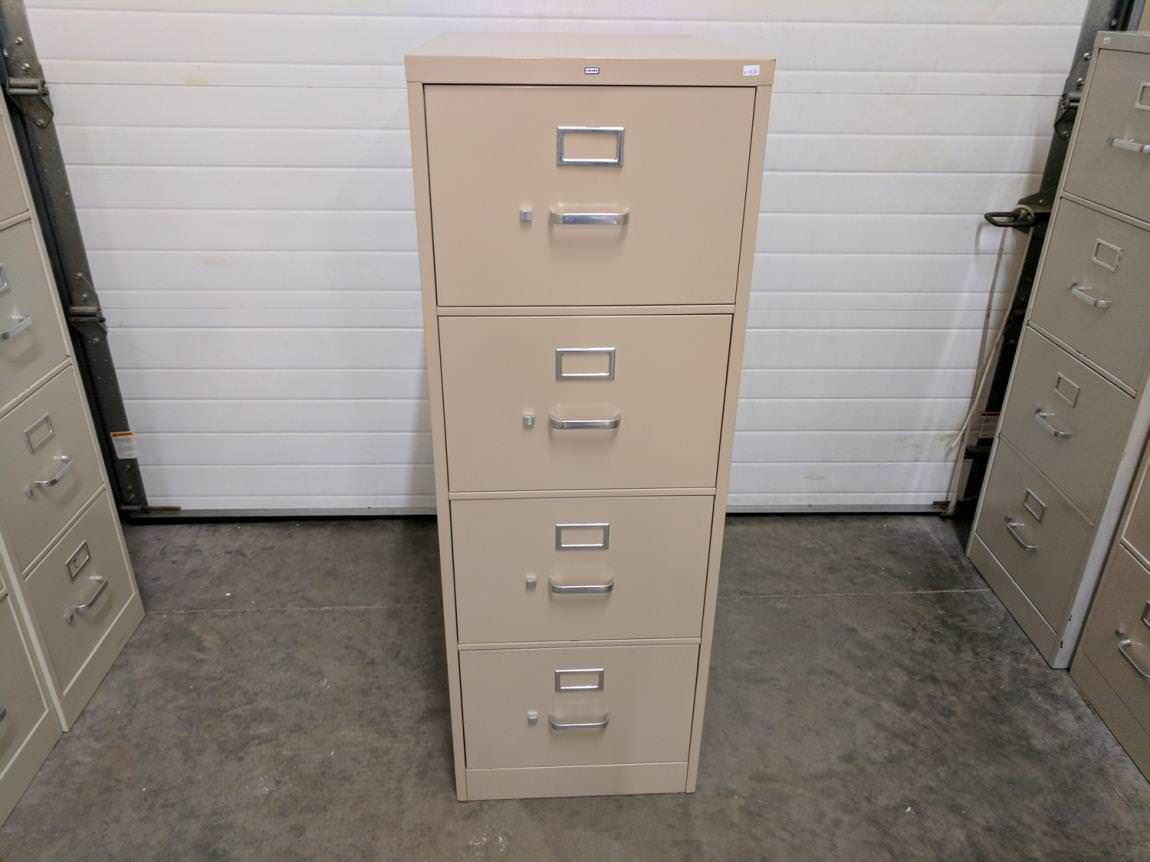 Tan Hon 4 Drawer Vertical Legal File Cabinet Madison Liquidators