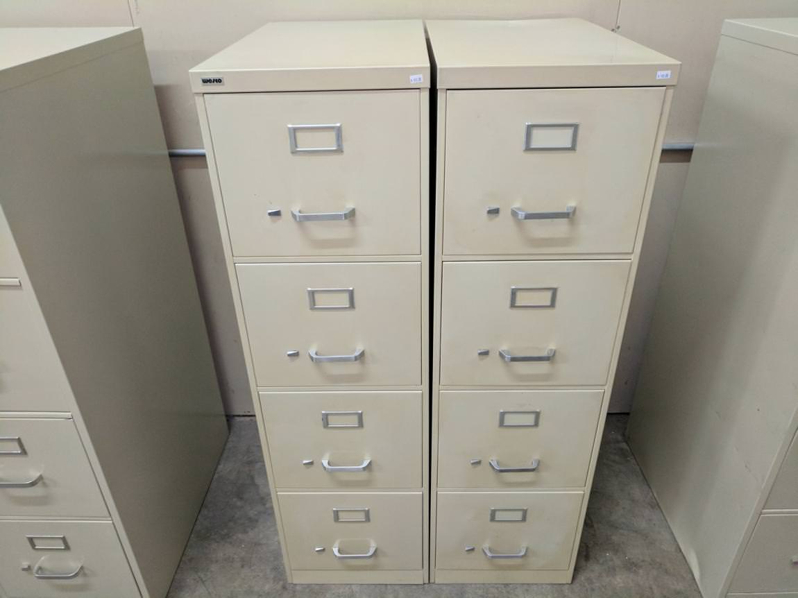 Wesco 4 Drawer Vertical Filing Cabinets