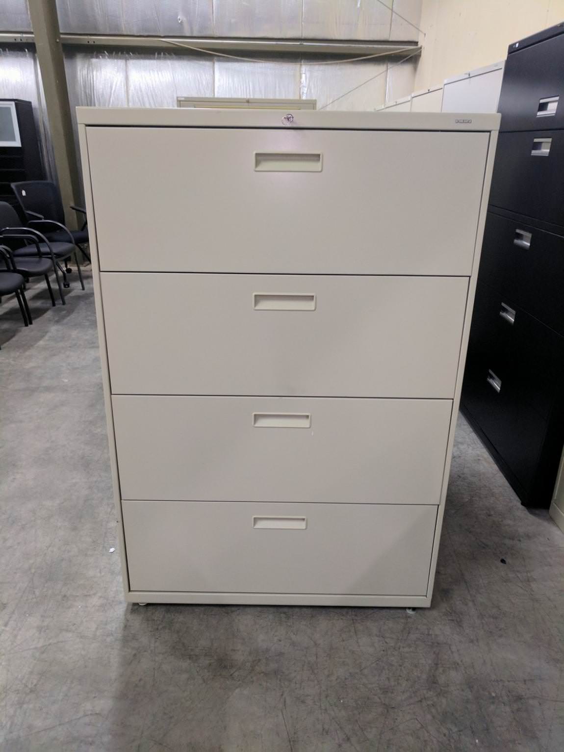 Tan HON 4 Drawer Lateral File Lateral File