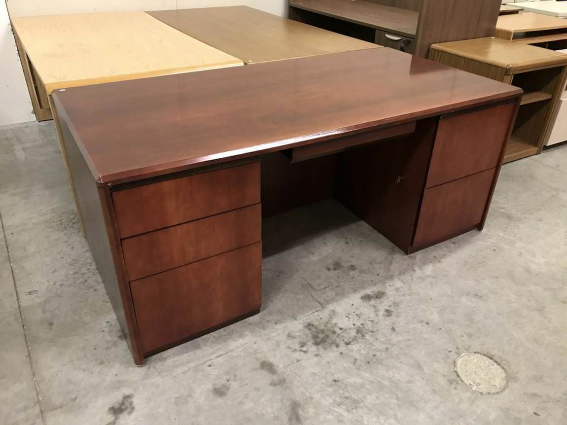 Mahogany Indiana Desk Company Solid Wood Desk Madison Liquidators