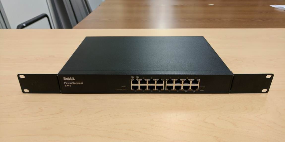 Dell PowerConnect 2716 Sixteen Port Managed Gigabit Ethernet Switch 