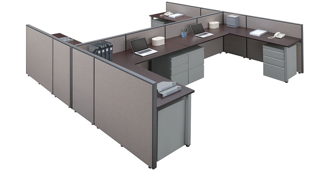 4 Person Cubicle - SpaceMax