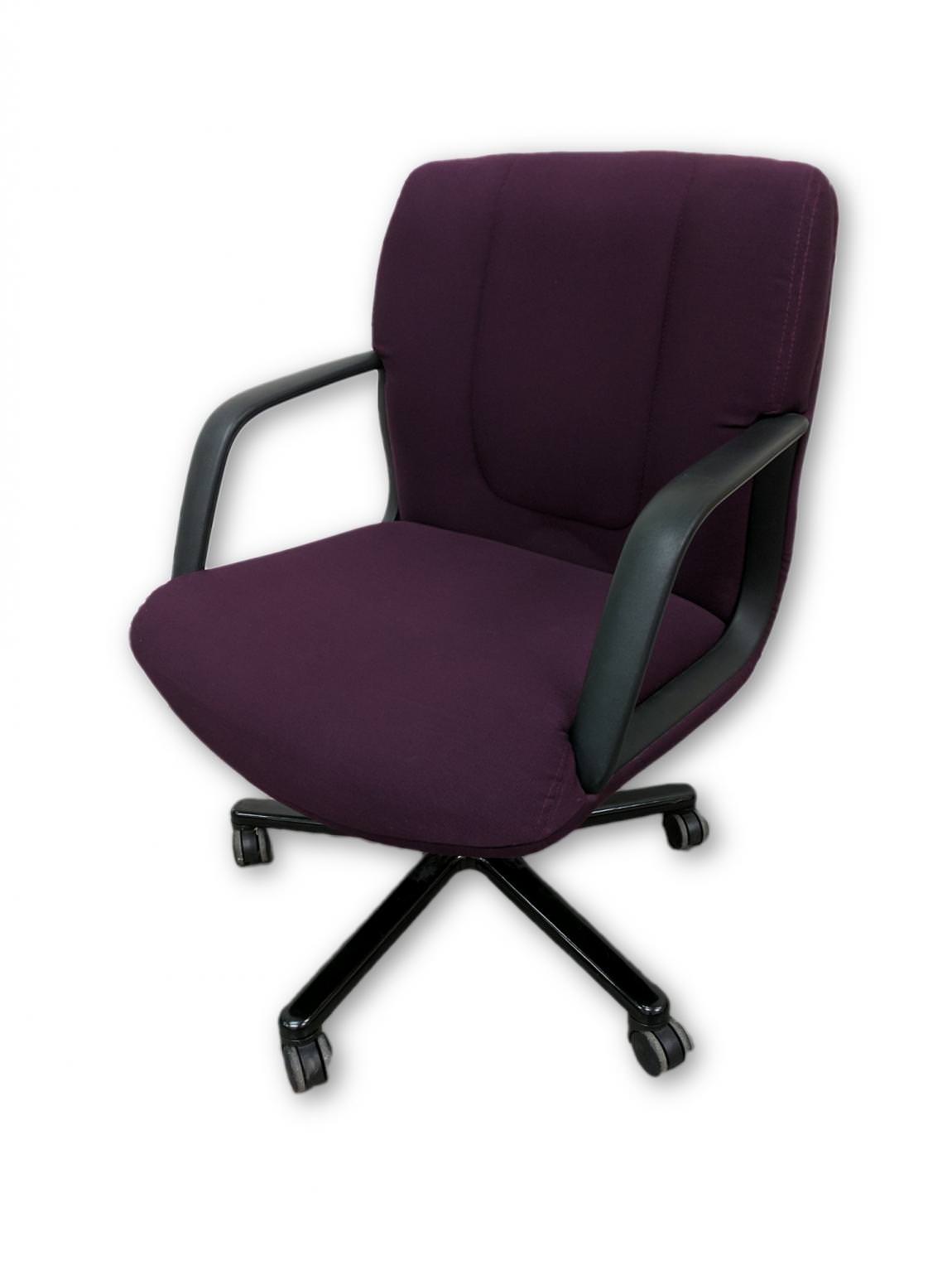 Steelcase Purple Rolling Office Chairs Steelcase