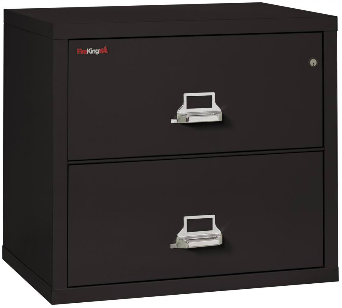 2 Drawer Fireproof Lateral File Cabinet - 31 Inch