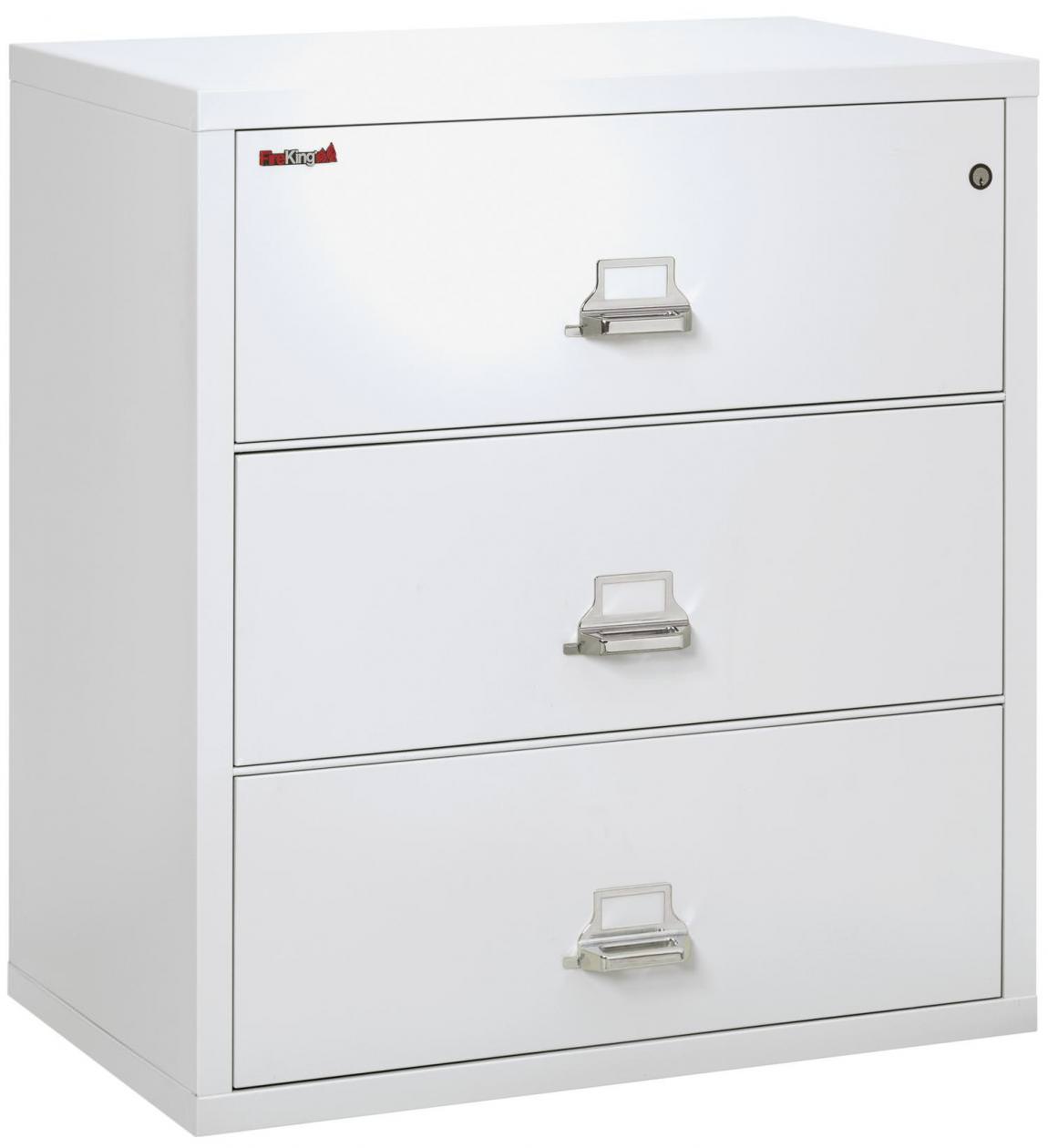 3 Drawer Fireproof Lateral File Cabinet - 38 Inch