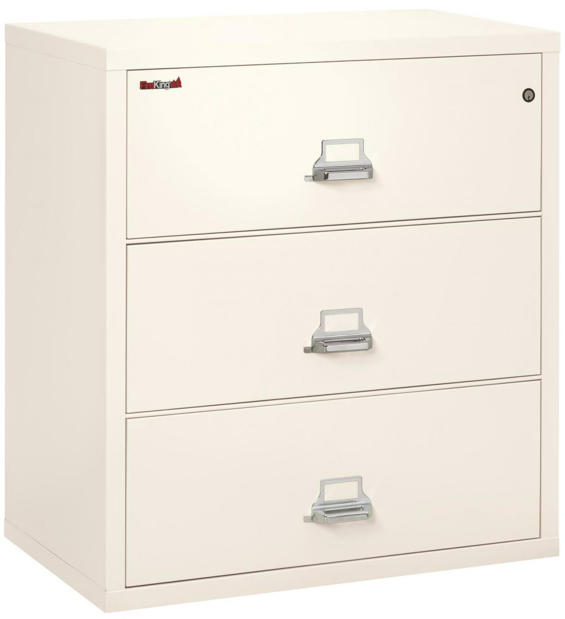 3 Drawer Fireproof Lateral File Cabinet - 38 Inch