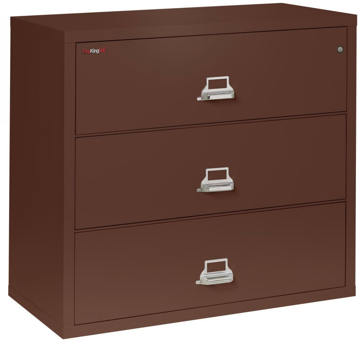 3 Drawer Fireproof Lateral File Cabinet - 44 Inch