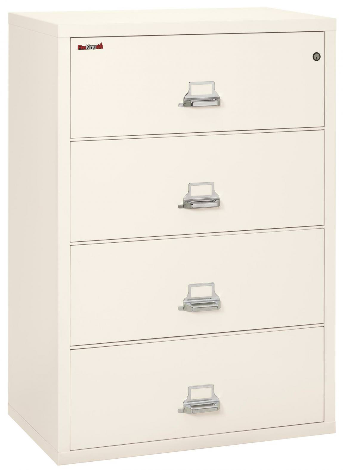 4 Drawer Fireproof Lateral File Cabinet - 38 Inch