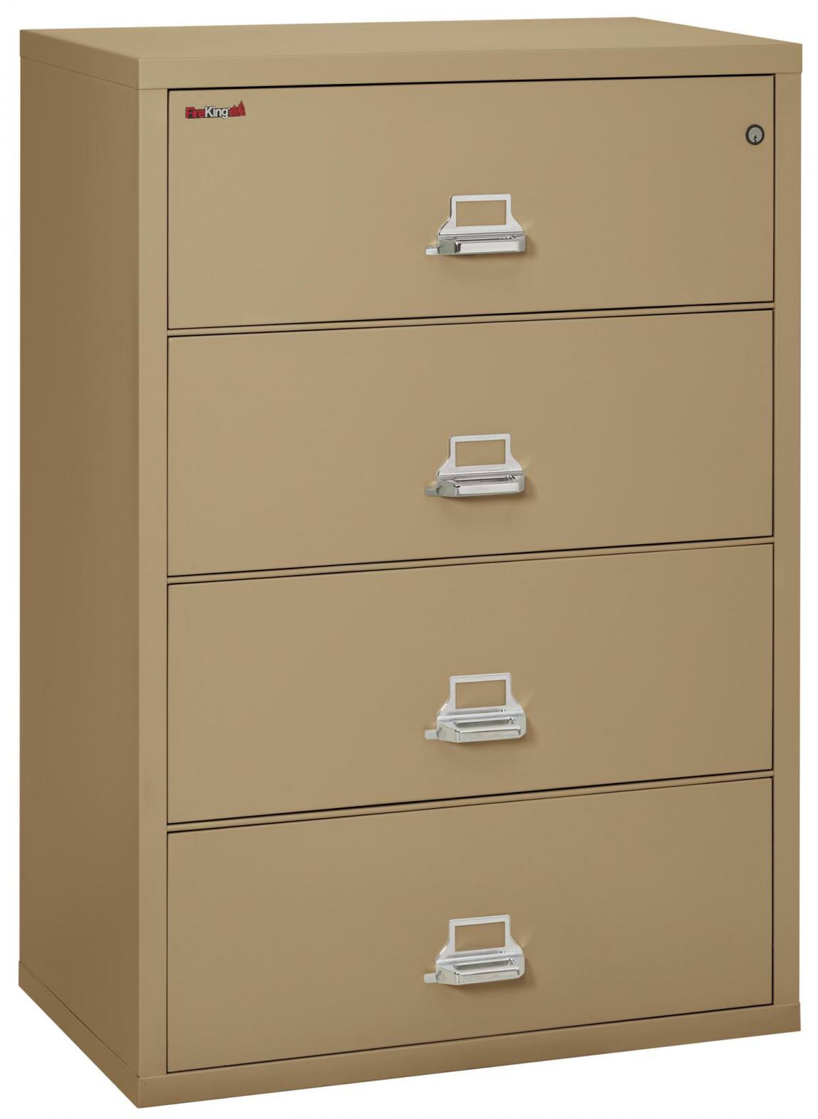 4 Drawer Fireproof Lateral File 38 Inch