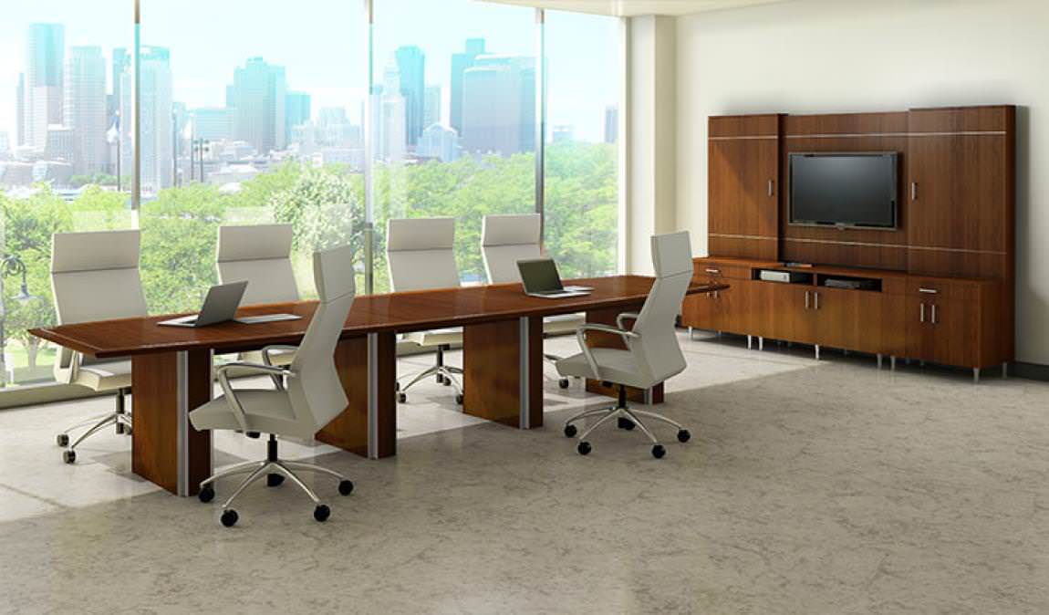 Communique Series Rectangular Conference Room Table