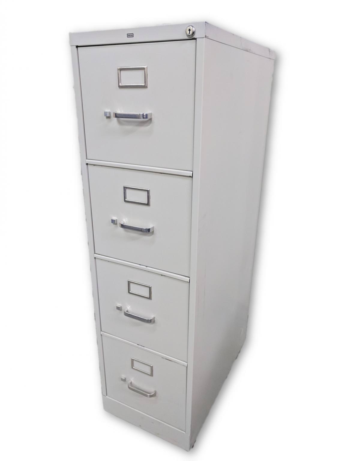 Putty Hon 4 Drawer Vertical File Cabinet – 52” Tall